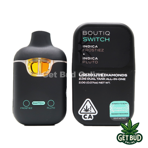 Boutiq Switch 2g disposable – Pink Lemonade + Grape Soda (Sativa/Indica) Liquid Live Diamond