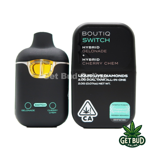 Boutiq Switch 2g disposable – Lemon Head + Hawaiian Snow Liquid Live Diamond Sativa