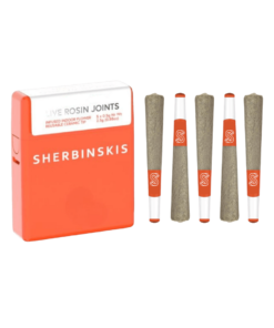 Sherbinki Live Rosin Infused Pre Rolls – 5 Pack