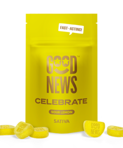 CELEBRATE Sour Lemon Fast-Acting Gummies